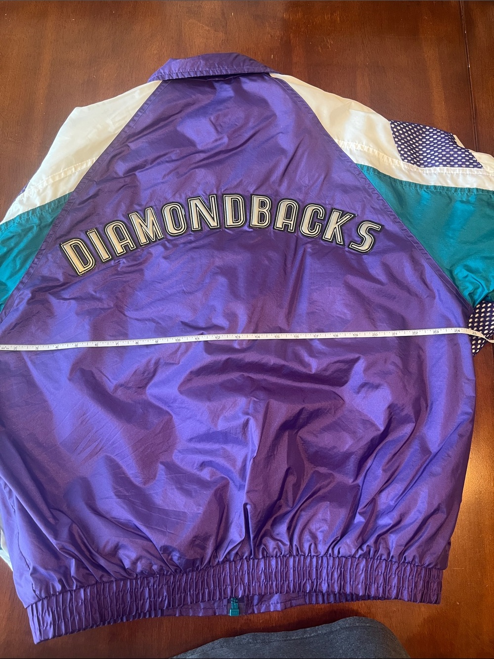 Vintage Arizona diamondbacks jacket windbreaker purple mlb baseball - Picture 5 of 7